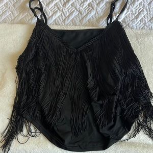 Fringe crop top